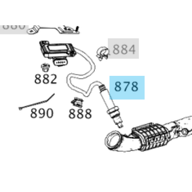 ORIGINAL MERCEDES-BENZ NOX-SENSOR