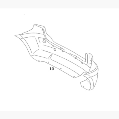 A1698852125 Stoßstange B-Klasse 245