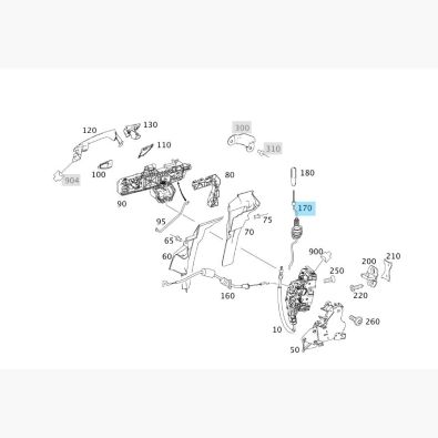 Original Mercedes-Benz Steuergerät Tür Türsteuergerät vorne links C-Klasse 204 E-Klasse 212