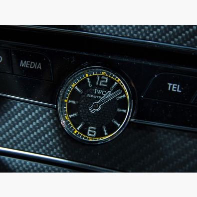 Original Mercedes-Benz Analoguhr C63s Edition 1 Edition1 AMG IWC Ziffernblatt mit gelbem Ring und gelben Akzenten für Ihre C-Klasse 205