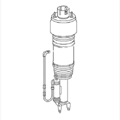 Original Mercedes-Benz Luftfederbein A2113209613 80 Explosionzeichnung
