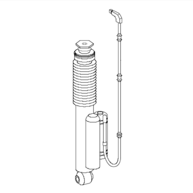 Original Mercedes-Benz Stoßdämper Airmatic Luftfederbein Hinterachse rechts A2113261200