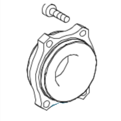 Original Mercedes-Benz Radlager inkl. 4 Schrauben hinten A2309810127