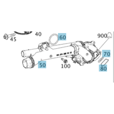 A2742000115 Mercedes Benz Kühlwasserthermostat