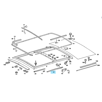 A1157820124 Mercedes-Benz Befestigungsschiene 