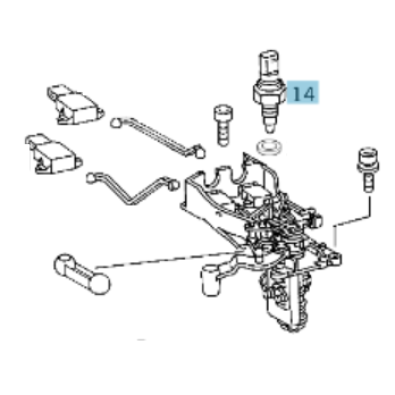 Original Mercedes-Benz Schalter Rückfahrlicht A1685450114