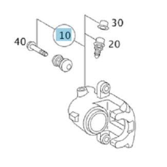 Original Mercedes-Benz Bremssattel rechts vorne Vorderachse A-Klasse 169 B-Klasse 245 A169420148380 Tauschteil