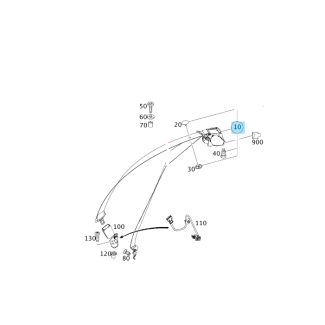 A20786046858R93 Mercedes-Benz Sicherheitsgurt hinten rechts