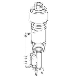 Luftfederbein Stoßdämpfer Airmatic vorne links CLS 219 E-Klasse 211 Tauschteil A211320533880