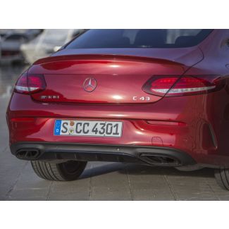 Mercedes-Benz C450 C43 AMG Auspuffblenden Endrohrblenden schwarz C-Klasse 205 Coupe