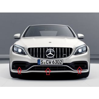 AMG Lufteinlassgitter Nachrüstsatz A2058857904_A2058858004_A2058858104