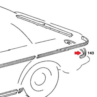 A1236900962 Zierleiste Original Mercedes-Benz