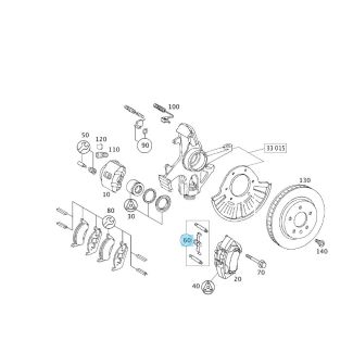 Original Mercedes-Benz Reparatursatz Bremssattel