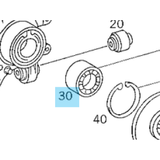 A2029810127 MERCEDES-BENZ RADLAGER HINTERACHSE