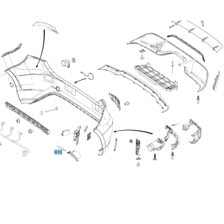 AMG-Radlaufverbreiterung A1768800105 Skizze