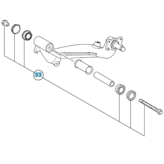 Original Mercedes-Benz Reparatursatz Aufhängung Hinterachse A-Klasse 168 A1689810518