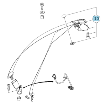 Original Mercedes-Benz Sicherheitsgurt hinten links E-Klasse C207 A20786045858R93