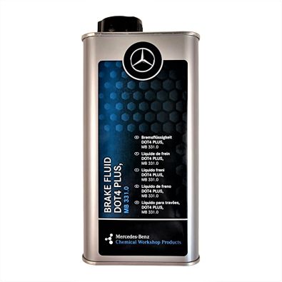 Original Mercedes-Benz Bremsflüssigkeit DOT4 PLUS MB 331.0 1L A000989560511