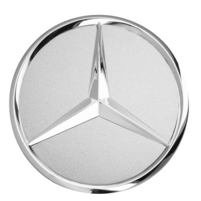 Original Mercedes-Benz Radnabenabdeckung Sterlingsilber Chrom B66470206