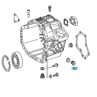 Original Mercedes-Benz Verschlussschraube Getriebe-Einlass A2109970132