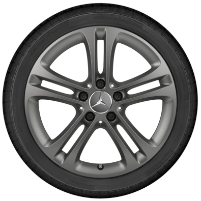 Original Mercedes-Benz Sommerkomplettradsatz Michelin 205/55 R17 91W Q440241510010