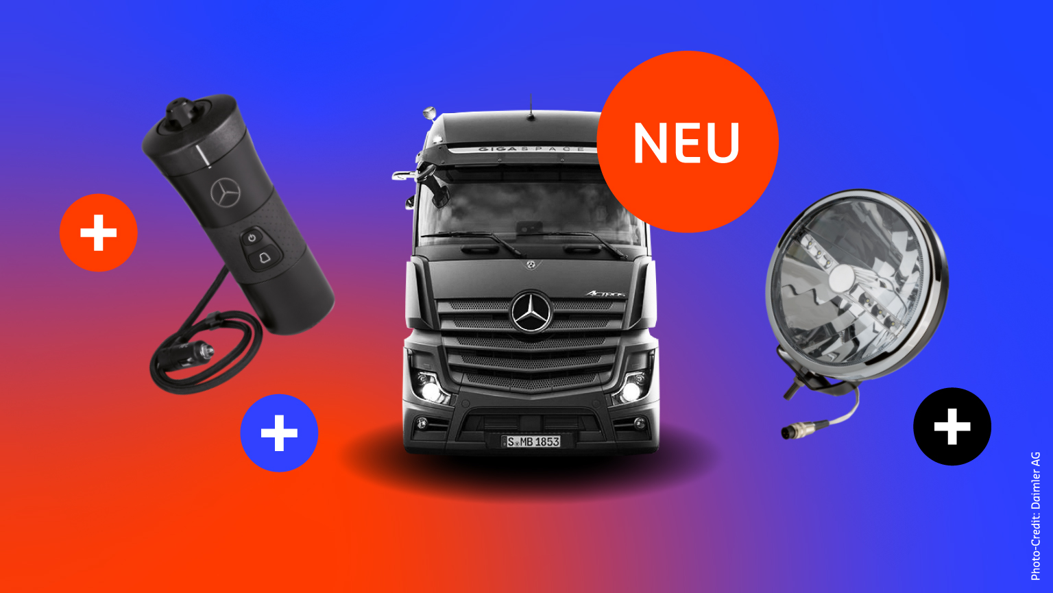 Jetzt neu bei HIRSCHVOGEL Autoteile — Original Ersatzteile für Mercedes-Benz Trucks