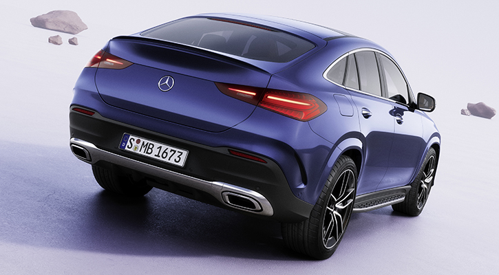 Mercedes GLE Coupé Heckansicht